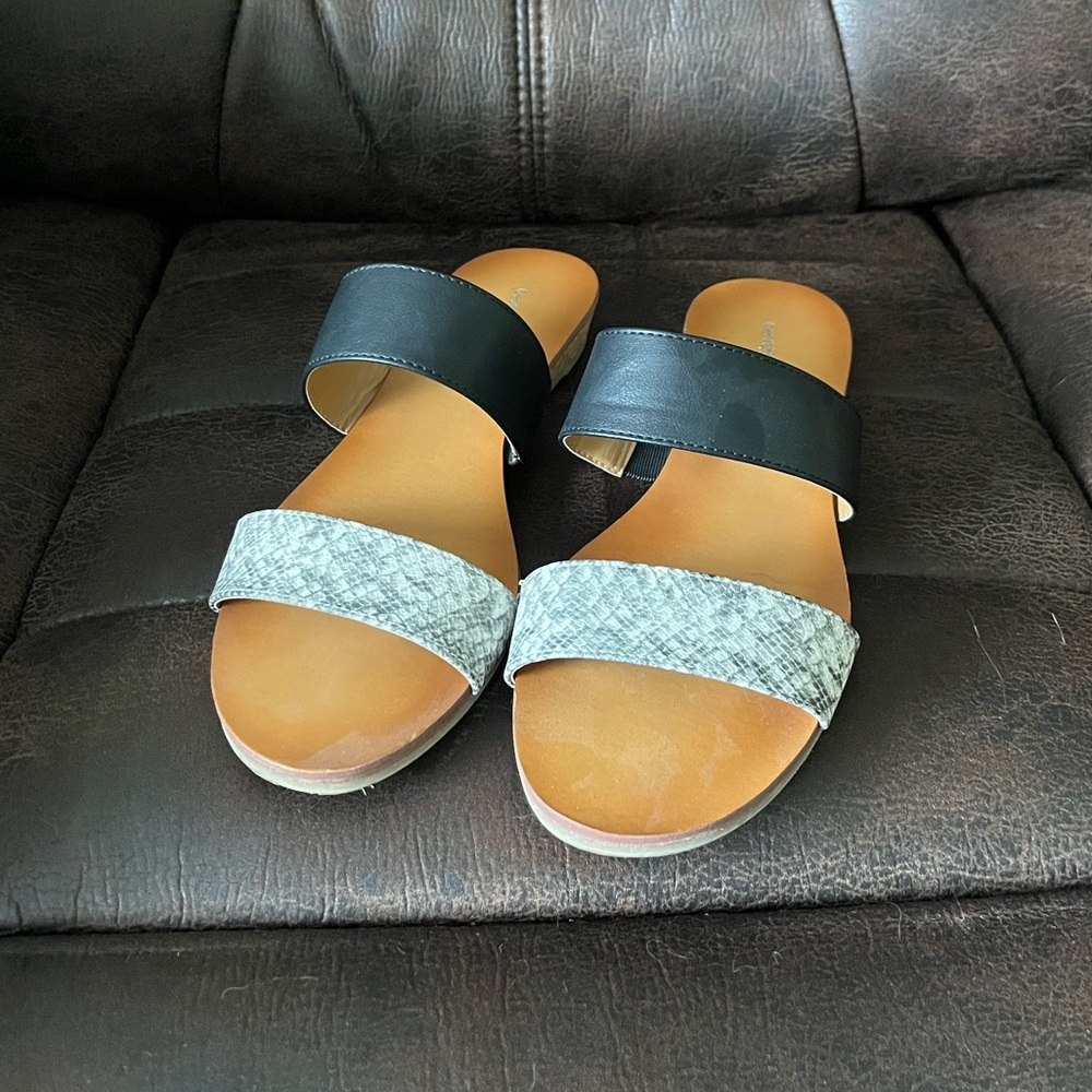 3 for $30. Sandals
